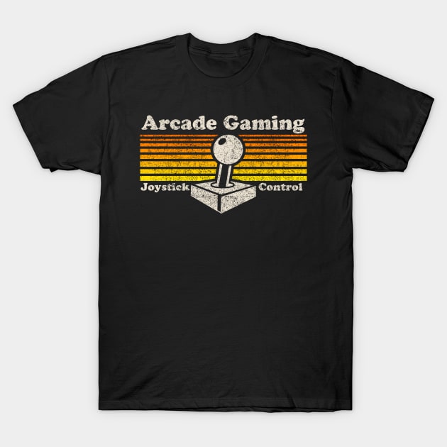 Arcade Joystick Retro T-Shirt by reintdale